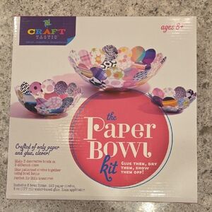 Craft Tastic The Paper Bowl Kit Makes 3 Decorative Bowls. Never Been Opened